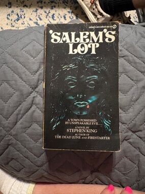 Salem's Lot by Stephen King — Classic Black Cover with Teal Accents